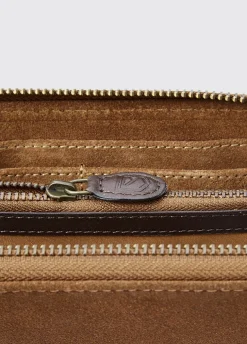 Northbrook Ladies Suede Purse - Camel
