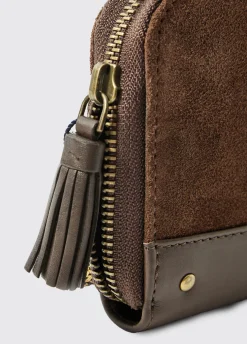 Northbrook Ladies Suede Purse - Cigar