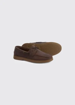 Oceania Mens dubarrylite™ Two Eye-Tie Moccasin - Old Rum