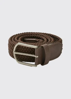 Oysterhaven Woven Belt - Walnut
