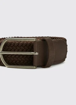 Oysterhaven Woven Belt - Walnut