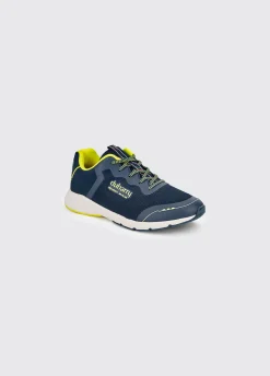 Palermo Men's Lightweight Sporty Trainer - Navy/Citrus