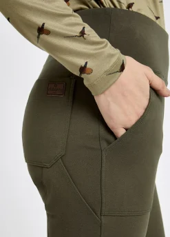 Pepperwort Women's water repellent leggings - Olive