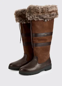 Raftery Ladies Faux Fur Boot Liners - Chinchilla