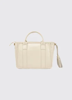Ramelton Medium Size Leather Handbag - Oyster