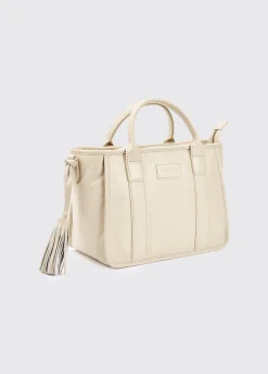 Ramelton Medium Size Leather Handbag - Oyster
