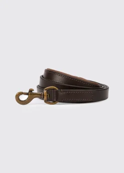 Ranger Leather clipped 4ft (appx) lead - Mahogany