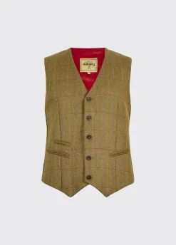 Redwood Men's Tweed Waistcoat - Elm