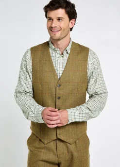 Redwood Men's Tweed Waistcoat - Elm