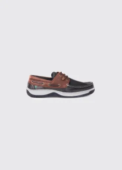 Regatta Deck Shoe - Navy/Brown