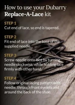 Replace -a-lace Kit - Mahogany