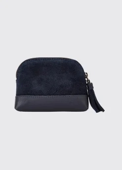 Richmond Ladies Suede Purse - French Navy