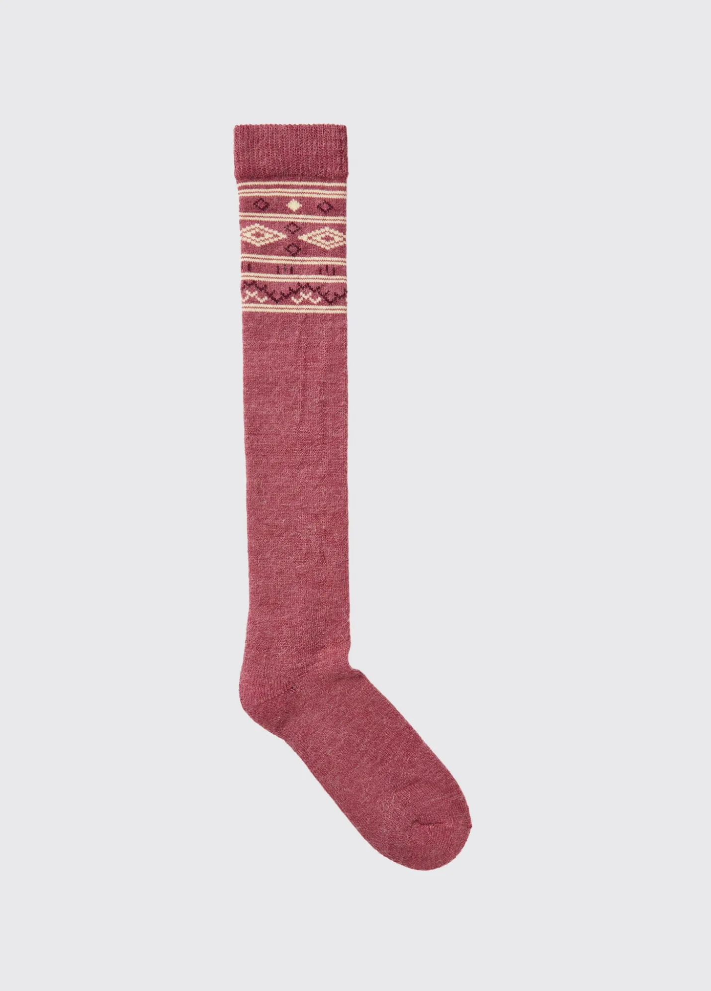 Rolestown Fair Isle Alpaca socks - Clover