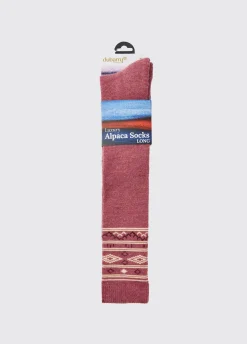Rolestown Fair Isle Alpaca socks - Clover