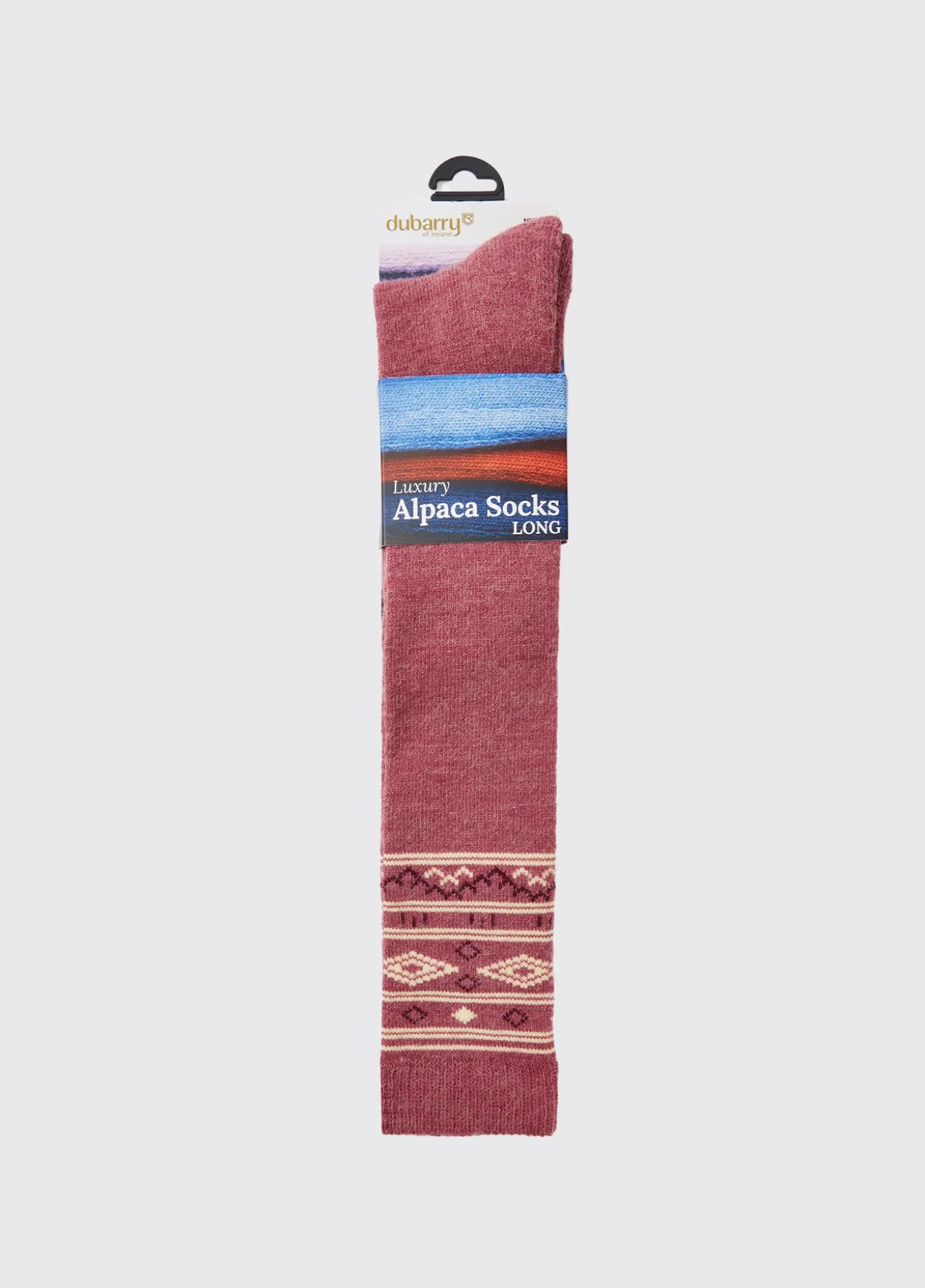 Rolestown Fair Isle Alpaca socks - Clover