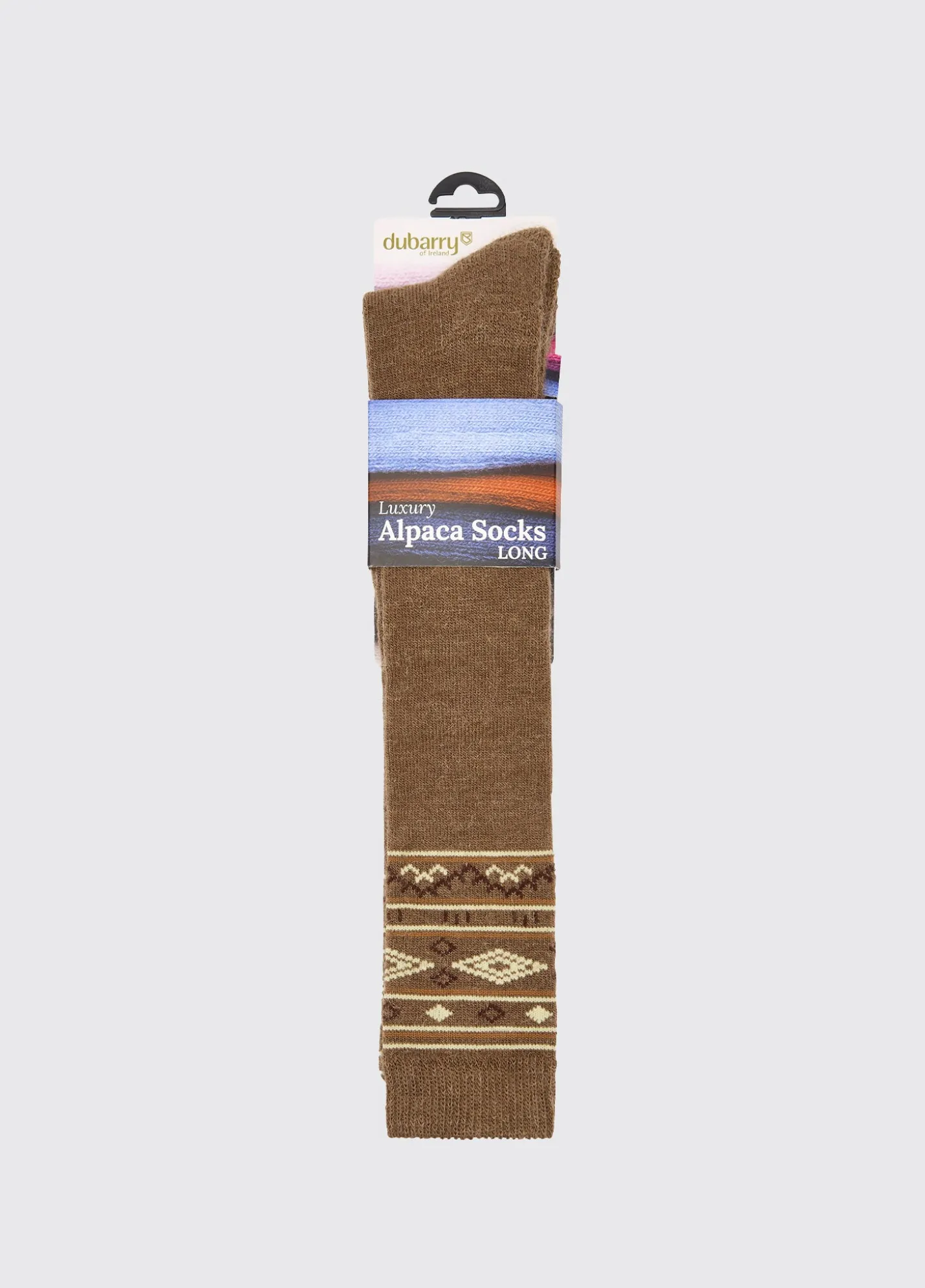 Rolestown Fair Isle Alpaca socks - Elk