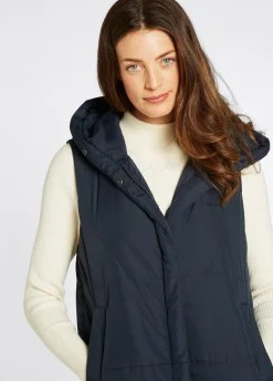 Ryan Women’s Hooded Gilet - Navy