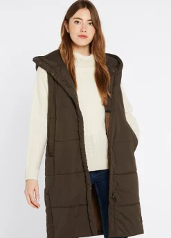 Ryan Women’s Hooded Gilet - Olive