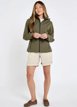 Seamills Women's Lightweight Waterproof Jacket - Kelp