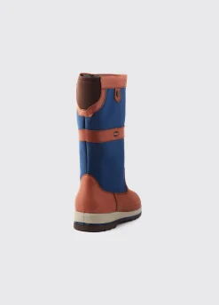 Shamrock Ladies ExtraFit™ Sailing Boot - Navy/Brown