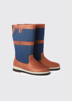 Shamrock Men's ExtraFit™ Sailing Boot - Navy/Brown