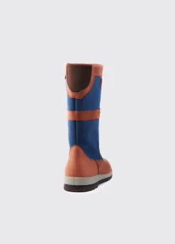Shamrock Men's Sailing Boot - Navy/Brown