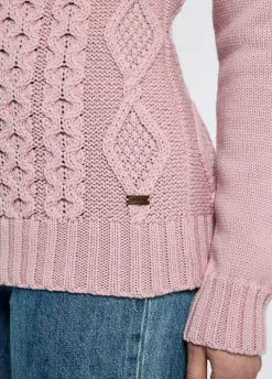 Shanley Women's Merino Sweater - Dusky Rose