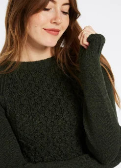 Shanley Women's Merino Sweater - Olive