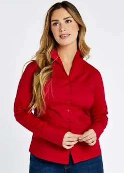 Snowdrop Shirt - Cardinal