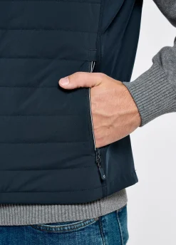 Solent Lightweight men’s hybrid gilet - Navy