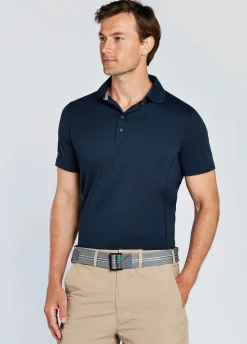 Sorrento Mens Short-sleeved Polo - Navy