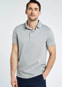 Sorrento Mens Short-Sleeved Polo - Platinum