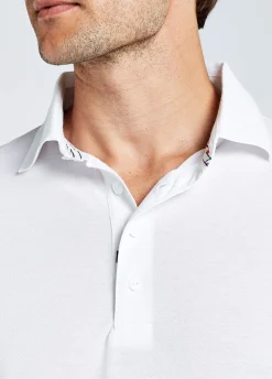 Sorrento Mens Short-sleeved Polo - White