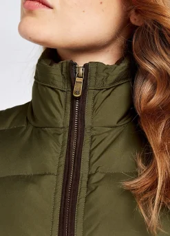 Spiddal Quilted Gilet - Olive