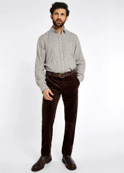 Stride Men's Corduroy Trousers 32in inseam - Brown