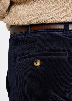 Stride Men's Corduroy Trousers 32in inseam - Navy