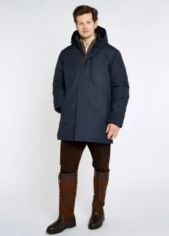 Swiftsheath Men’s waterproof, hooded down parka - Navy