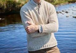 Taylor Irish Sweater - Stone