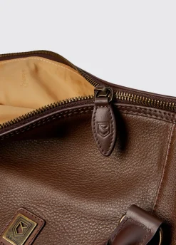 Tollymore Leather Holdall - Walnut