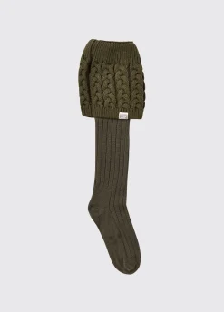 Trinity Ladies Socks - Olive