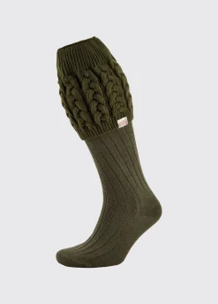 Trinity Ladies Socks - Olive