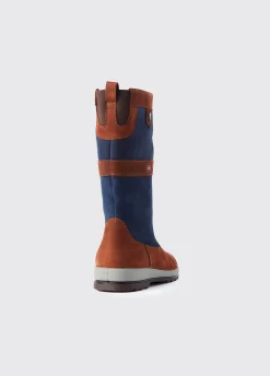 Ultima Ladies Sailing Boot - Navy/Brown