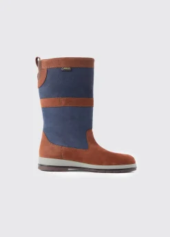 Ultima Men's Sailing Boot - Navy/Brown