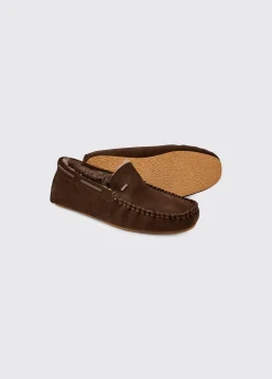 Ventry Men's Moccasin Slipper - Cigar