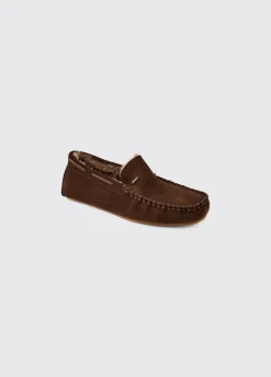 Ventry Men's Moccasin Slipper - Cigar