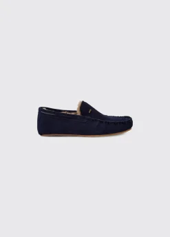 Ventry Men's Moccasin Slipper - French Navy