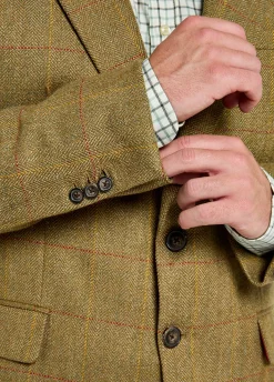 Whiteoak Men's Two Button Tweed Jacket - Elm