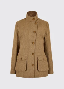 Willow Women's tweed utility jacket - Camel Twill
