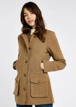 Willow Women's tweed utility jacket - Camel Twill