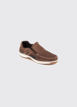 Yacht Men's Slip-On Deck Shoe - Donkey Brown